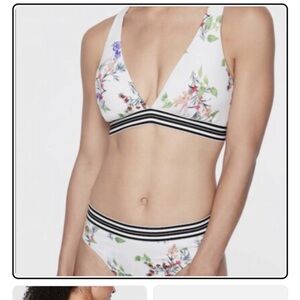 Athleta Women’s Gold Coast Floral Bikini Set Size Small Removable Pads